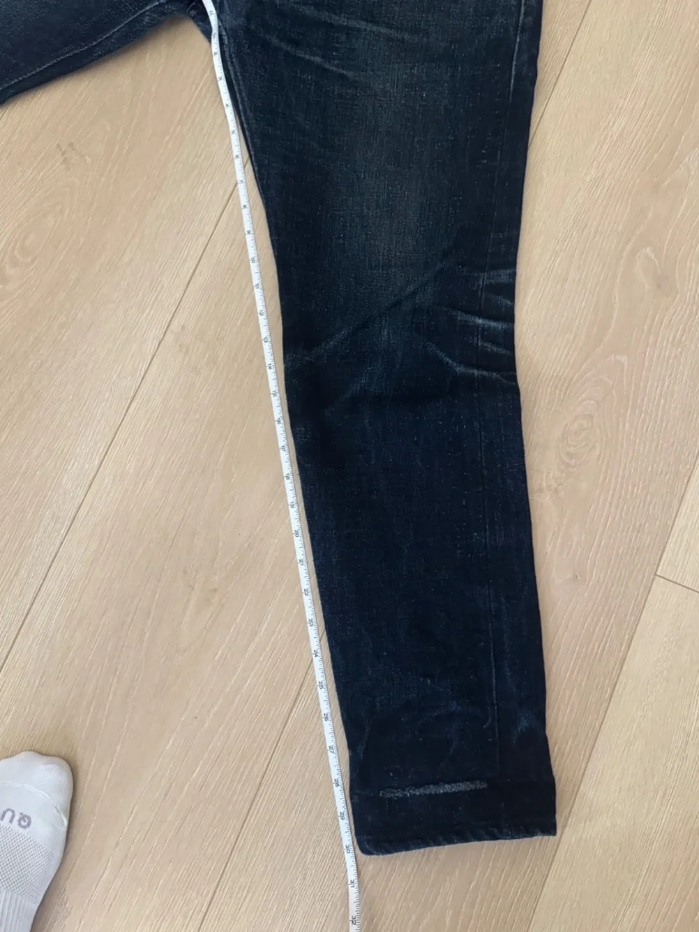 Pure Blue Japan Indigo Black Selvedge Denim Jeans Size 36 Japan, US ~ 34